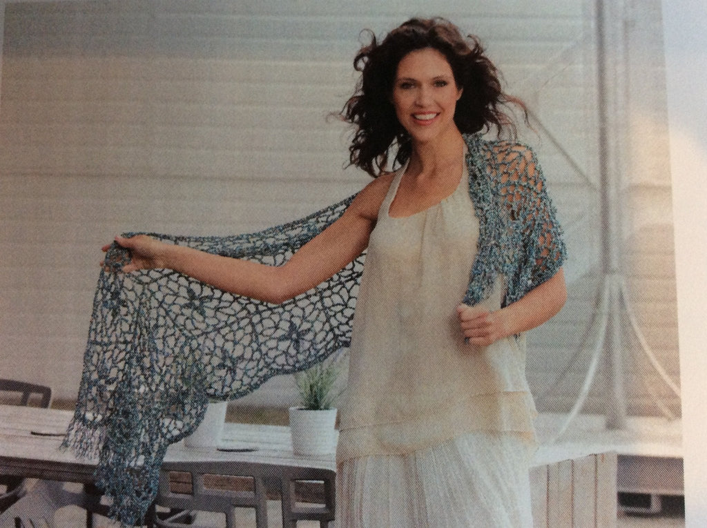 “Calypso” Crochet Shawl Pattern - Margarita Yarn - Adriafil - The Eternal Maker - UK Fabric Shop