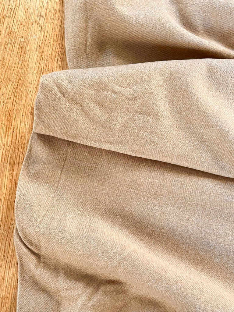 Camel Wool Blend Twill - The Eternal Maker - UK Fabric Shop