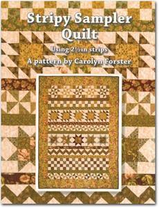 Carolyn Forster Quilt Patterns Stripy Sampler Quilt - Carolyn Forster