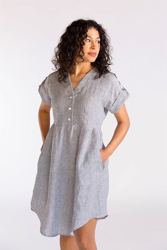 Chalk + Notch Dress Patterns Fringe Dress & Blouse - Chalk & Notch - Paper Sewing Pattern