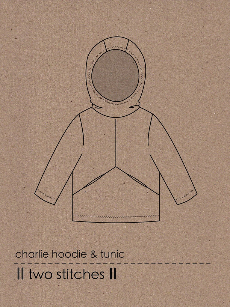 Charlie Hoodie & Tunic - Two Stitches Patterns - Paper or Digital Versions - The Eternal Maker - UK Fabric Shop