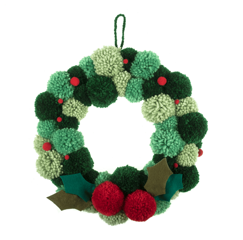 Christmas Pom Pom Wreath Kit - The Eternal Maker - UK Fabric Shop