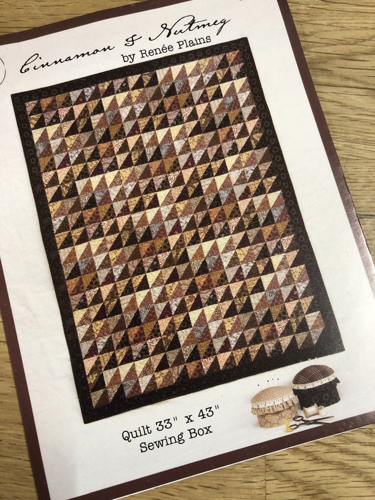 Cinnamon and Nutmeg - Quilt Pattern by Renee Plains of Liberty Star - The Eternal Maker - UK Fabric Shop