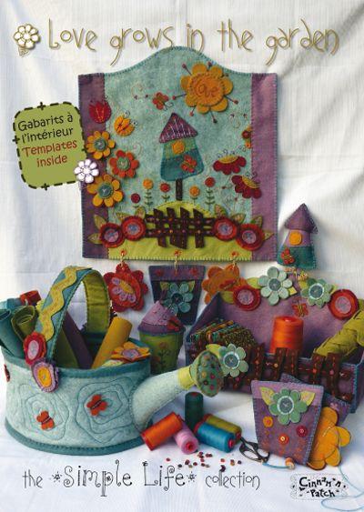 Cinnamon Patch Homewares Patterns Love Grows in the Garden Pattern Booklet by Cinnamon Patch