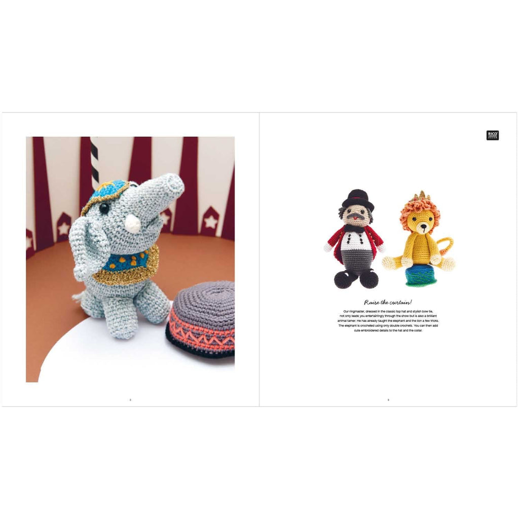 Circus - Ricorumi Amigurumi Book - The Eternal Maker - UK Fabric Shop