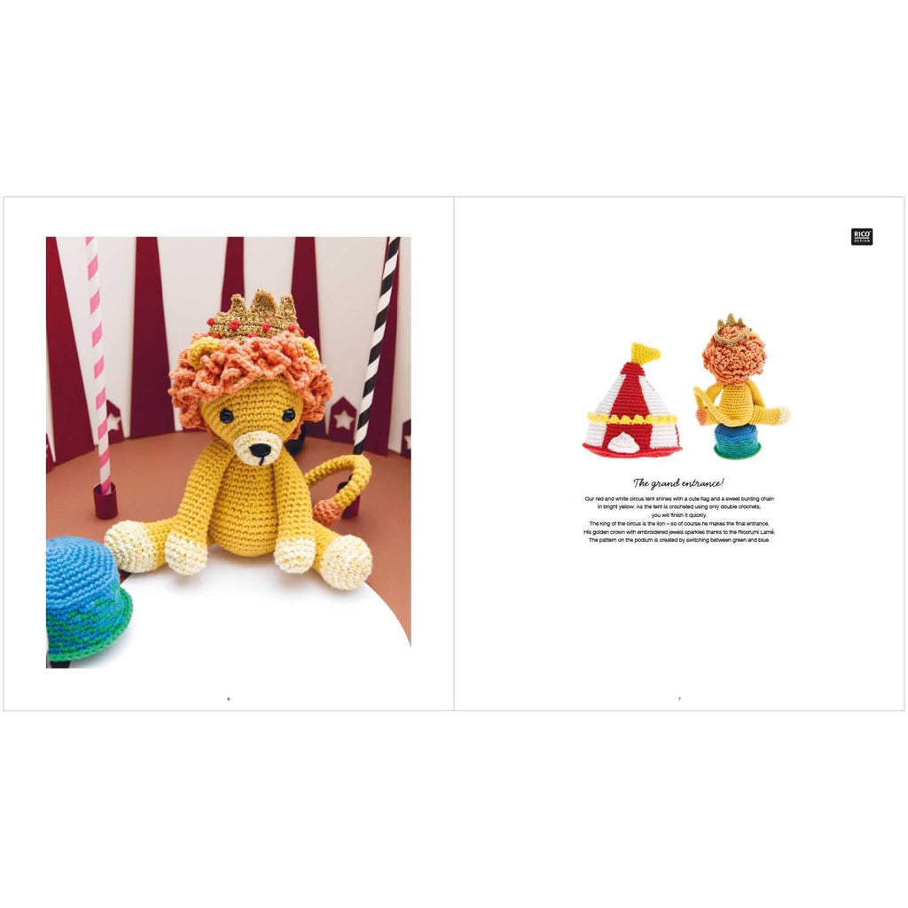 Circus - Ricorumi Amigurumi Book - The Eternal Maker - UK Fabric Shop