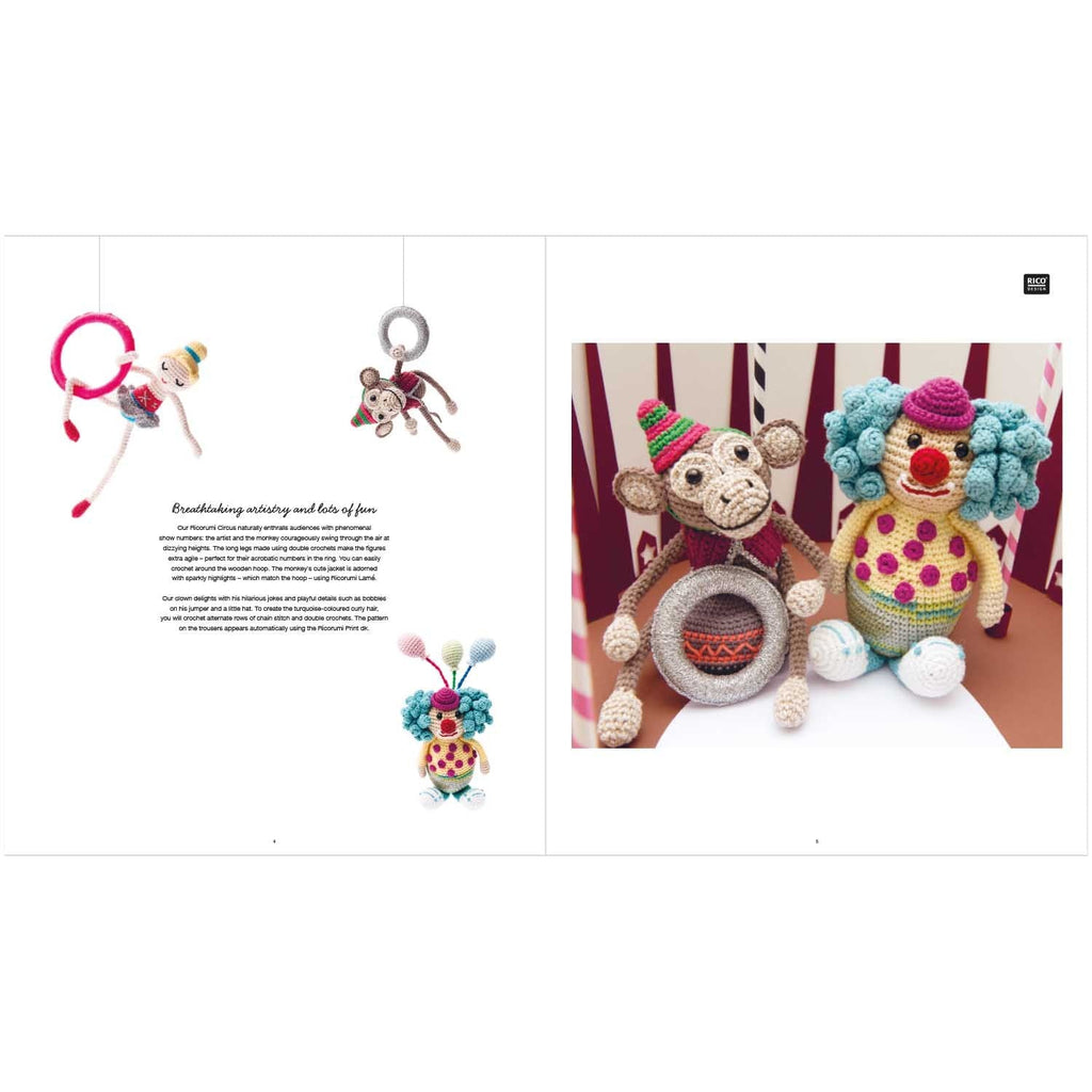 Circus - Ricorumi Amigurumi Book - The Eternal Maker - UK Fabric Shop