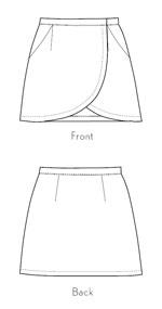 City Stroll Wrap Skirt - Liesl & Co Patterns - Paper or Digital Options - The Eternal Maker - UK Fabric Shop