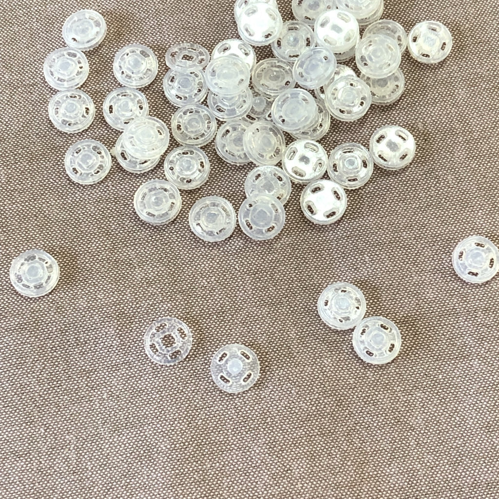Clear Snap Fastener - 10mm - The Eternal Maker - UK Fabric Shop