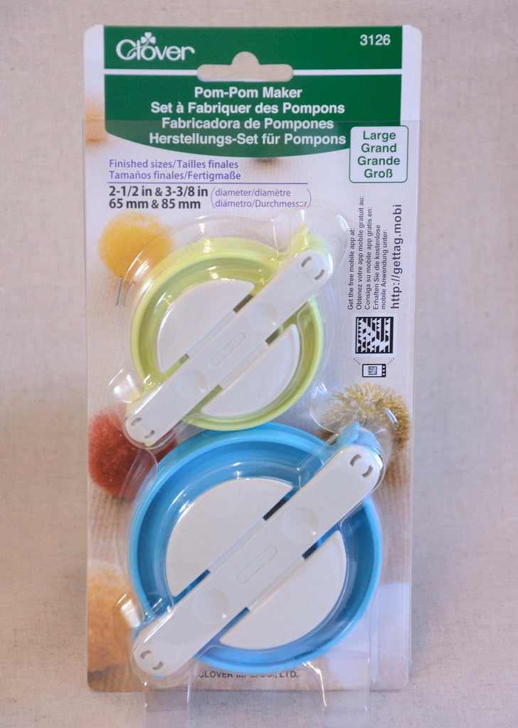 Clover Pom - Pom Maker - Large (set of 2) - The Eternal Maker - UK Fabric Shop