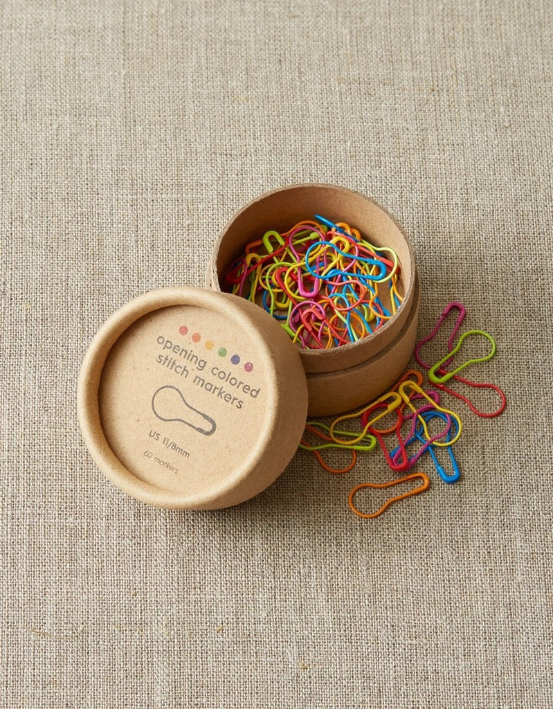 Cocoknits Haberdashery Opening Coloured Stitch Markers - Cocoknits