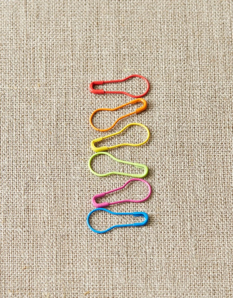 Cocoknits Haberdashery Opening Coloured Stitch Markers - Cocoknits