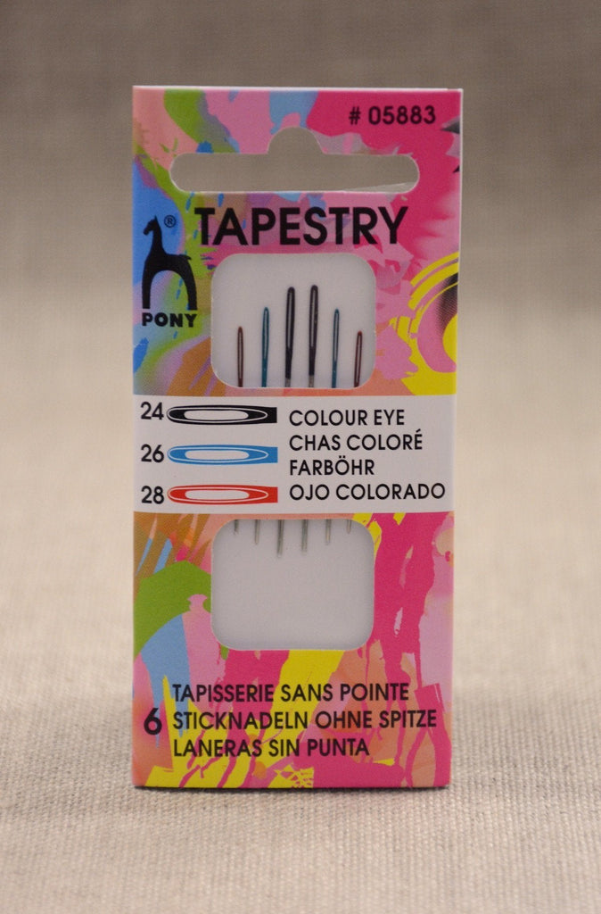 Colour Coded Tapestry Needles - 24 - 28 - The Eternal Maker - UK Fabric Shop