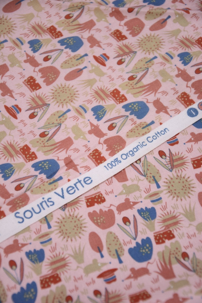 Cosmic Zoo - Souris Verte for Kokka - The Eternal Maker - UK Fabric Shop