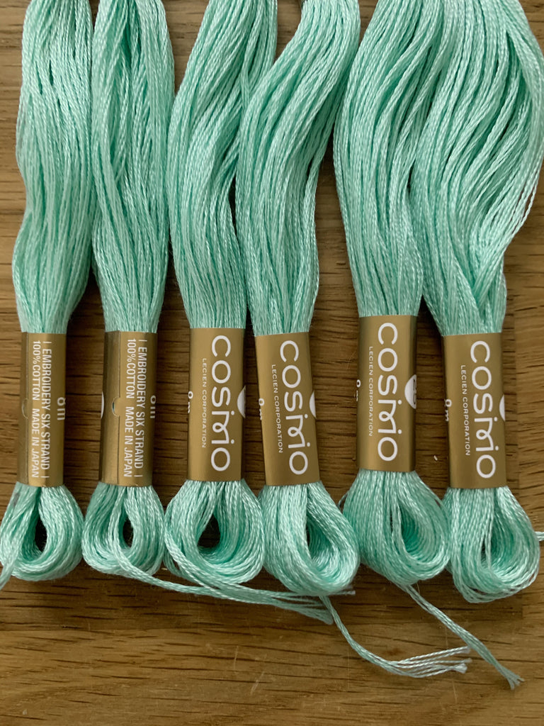 Cosmo Lecien Thread Lecien Cosmo Embroidery Thread 562 Dusty Jade Green