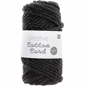 Cotton Macrame Cord - Black - The Eternal Maker - UK Fabric Shop