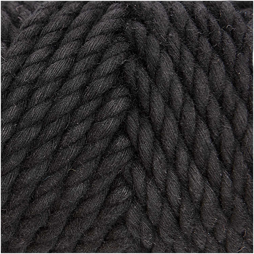 Cotton Macrame Cord - Black - The Eternal Maker - UK Fabric Shop