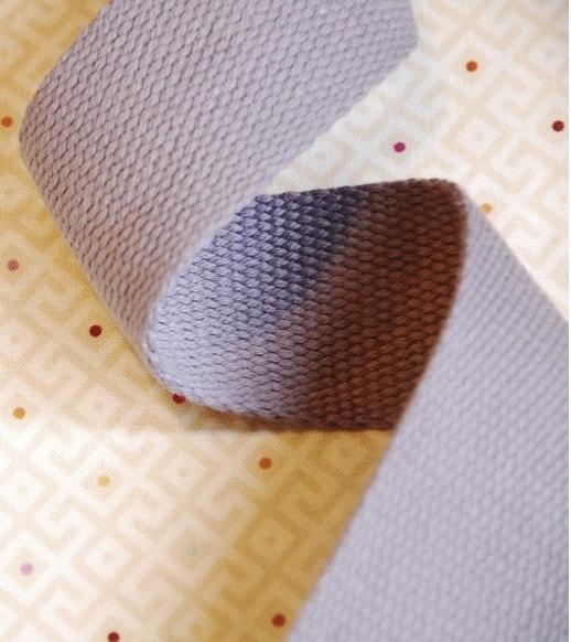 Cotton Webbing Tape - 40mm/ 1.5” - Grey - by 1/2m - The Eternal Maker - UK Fabric Shop