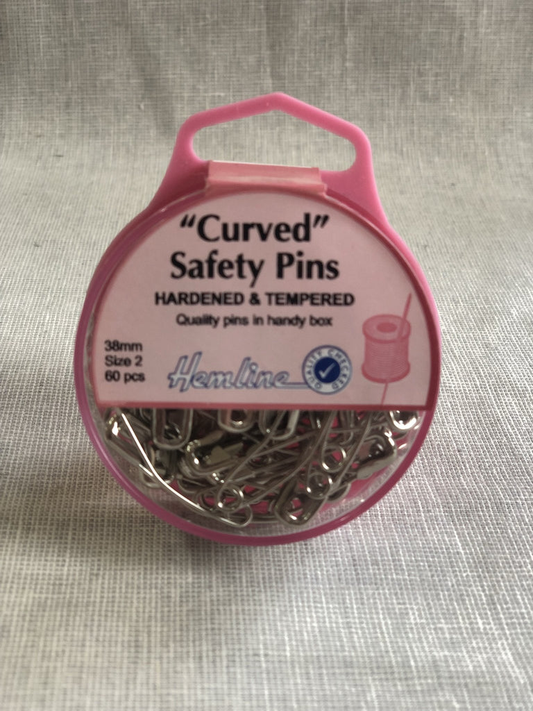 “Curved” Safety Pins - The Eternal Maker - UK Fabric Shop