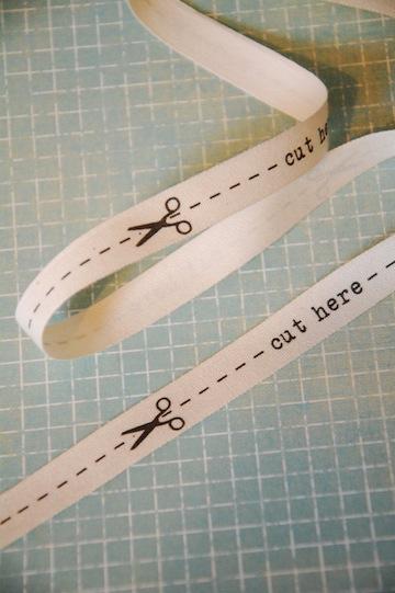 Cut Here Ribbon - The Eternal Maker - UK Fabric Shop