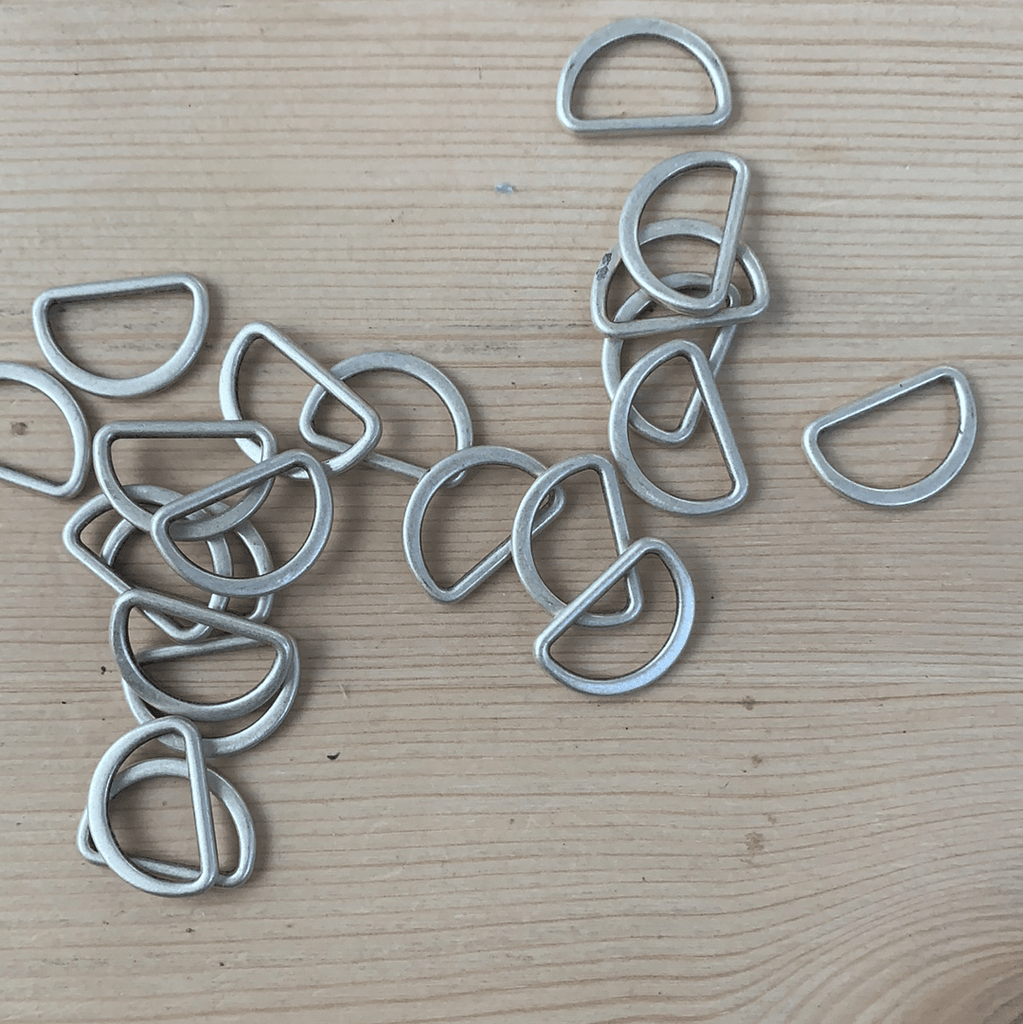 D - Rings - 15mm - Brushed Silver - The Eternal Maker - UK Fabric Shop