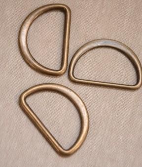 D - Rings - 45mm - Antique Brass - The Eternal Maker - UK Fabric Shop
