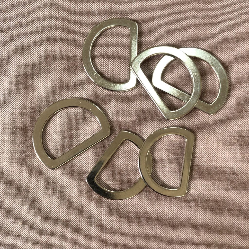 D - Rings - Flat Silver - The Eternal Maker - UK Fabric Shop