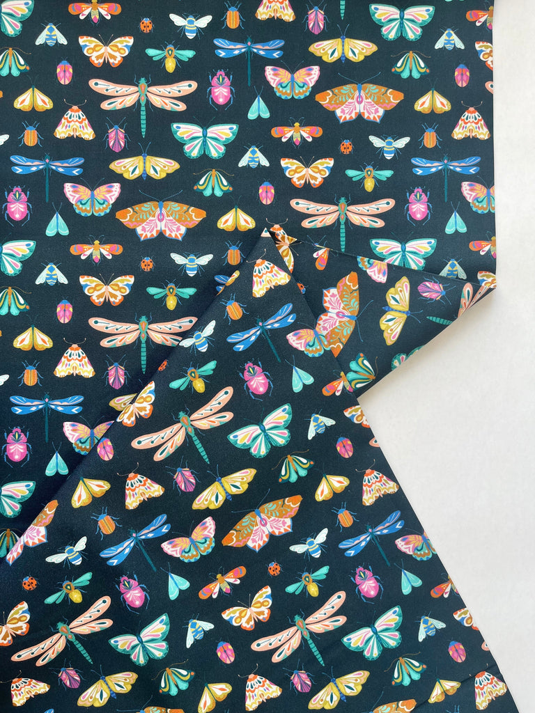 Dashwood Studios Fabric Butterflies and Dragonflies - Flutter By - Bethan Janine - Dashwood Studio