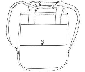 Day In the Park Backpack Tote - Liesl & Co Patterns - PDF Version - The Eternal Maker - UK Fabric Shop