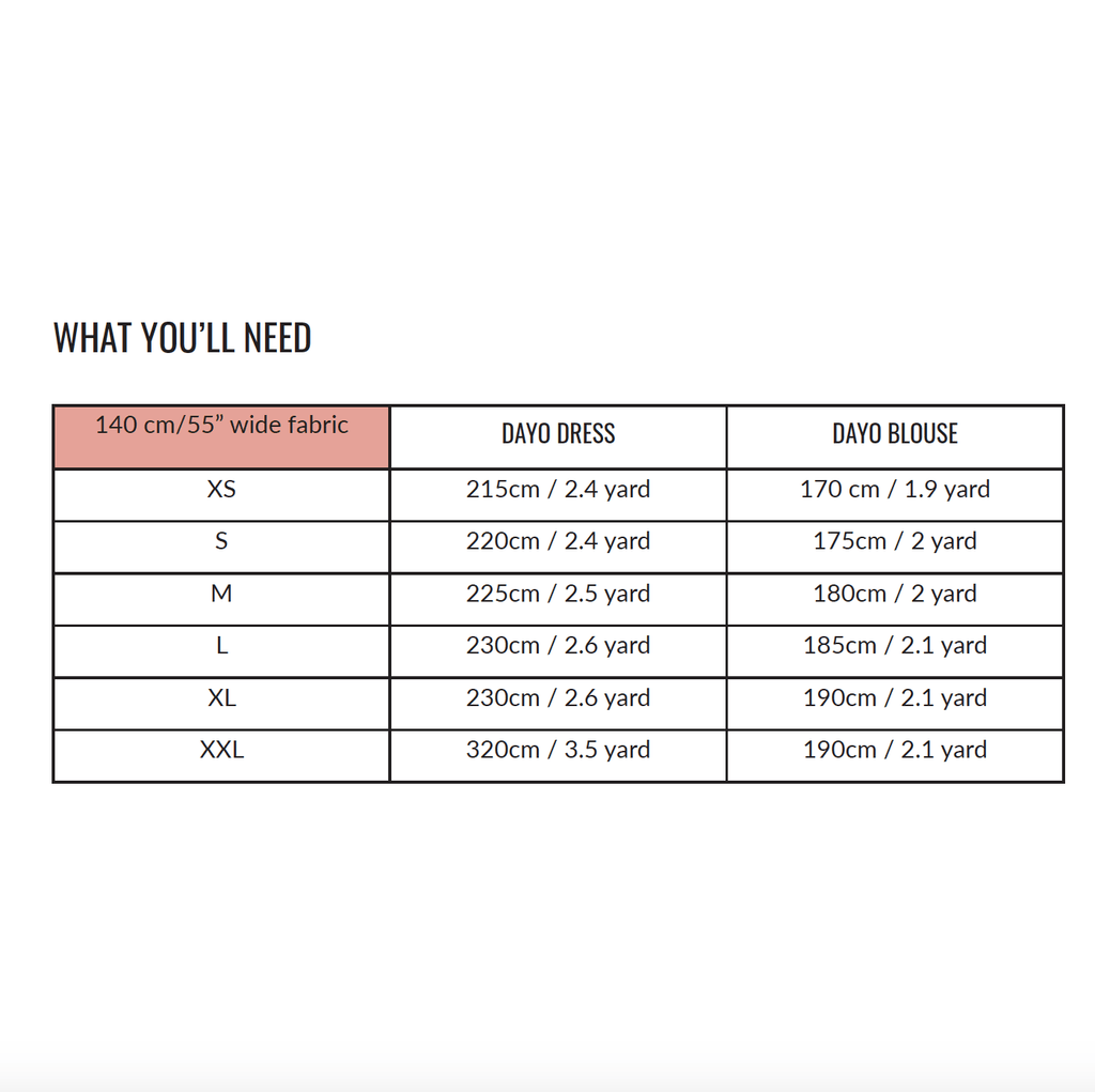 Dayo Dress and Blouse - Masin Sewing Patterns - Digital - The Eternal Maker - UK Fabric Shop