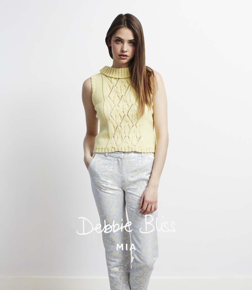 Debbie Bliss Sleeveless Top - DB019 - The Eternal Maker - UK Fabric Shop