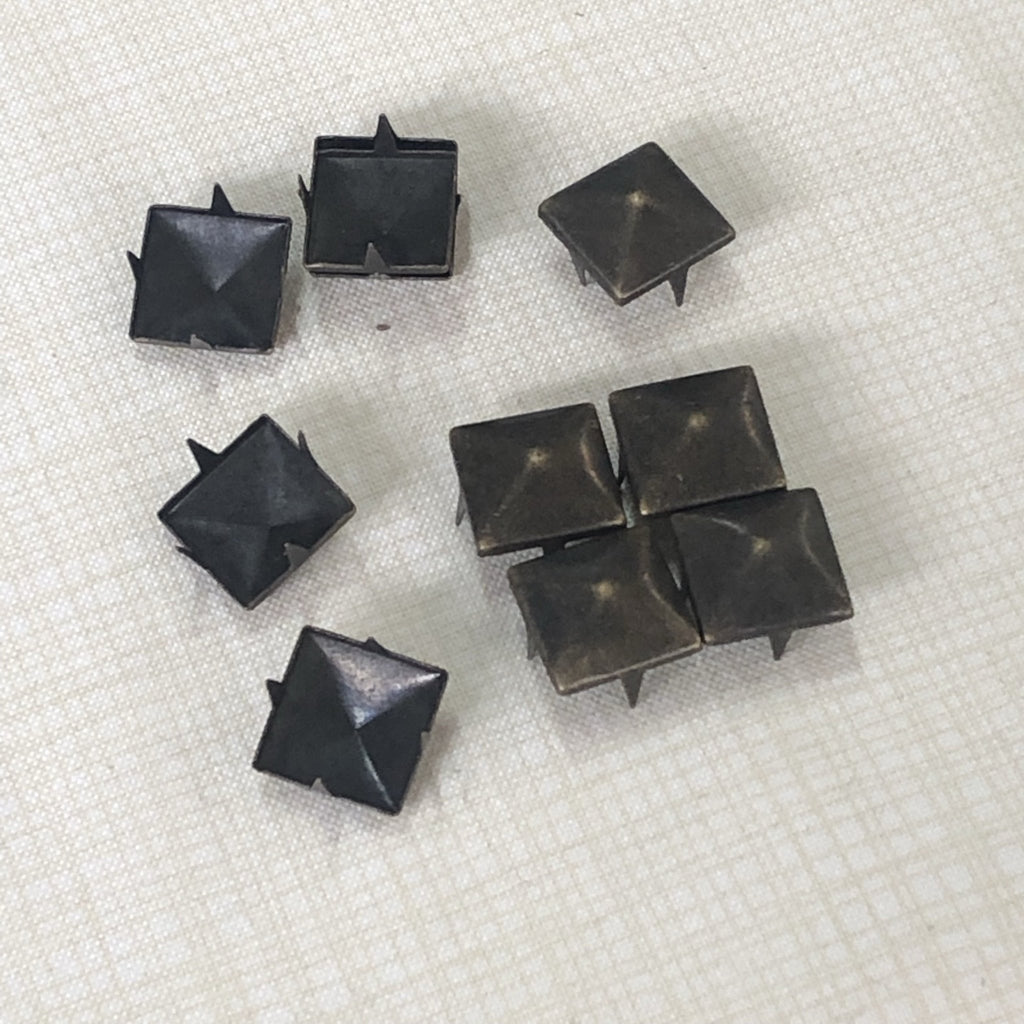 Decorative studs - Antique Brass - 12mm - The Eternal Maker - UK Fabric Shop