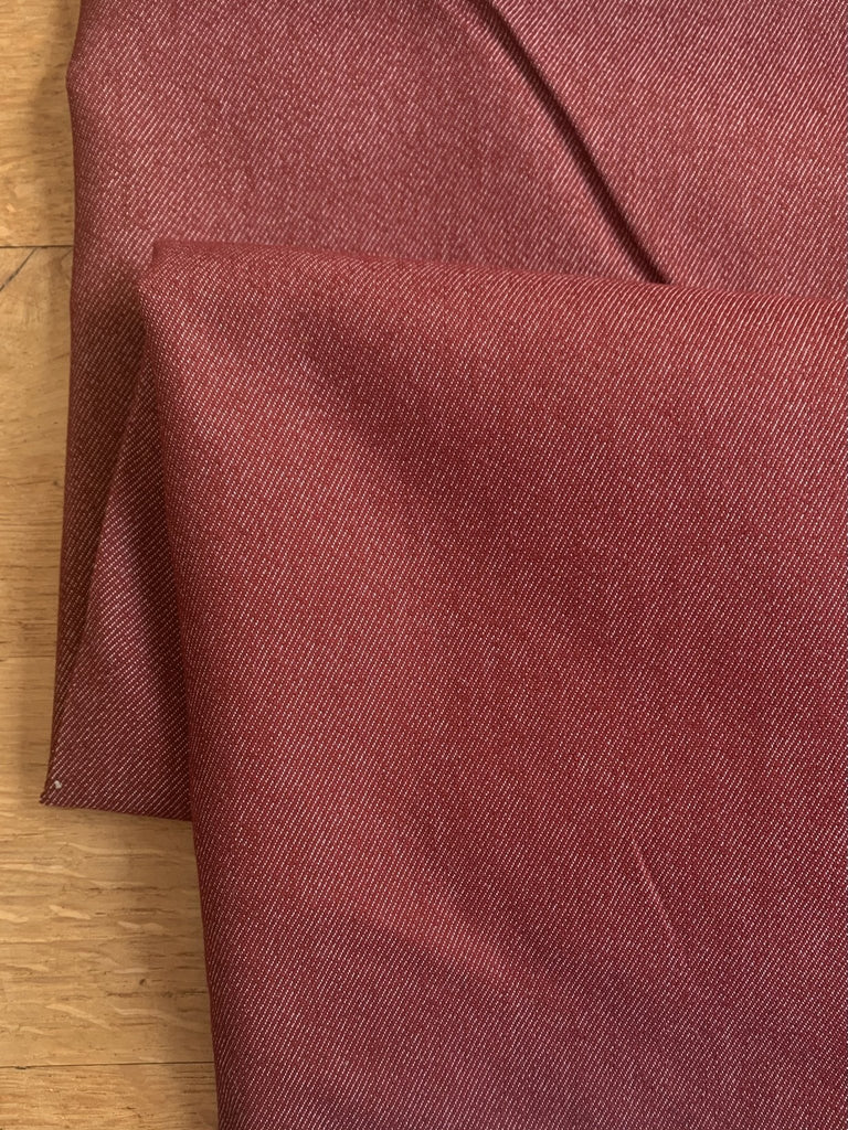 Denim in Berry - The Eternal Maker - UK Fabric Shop