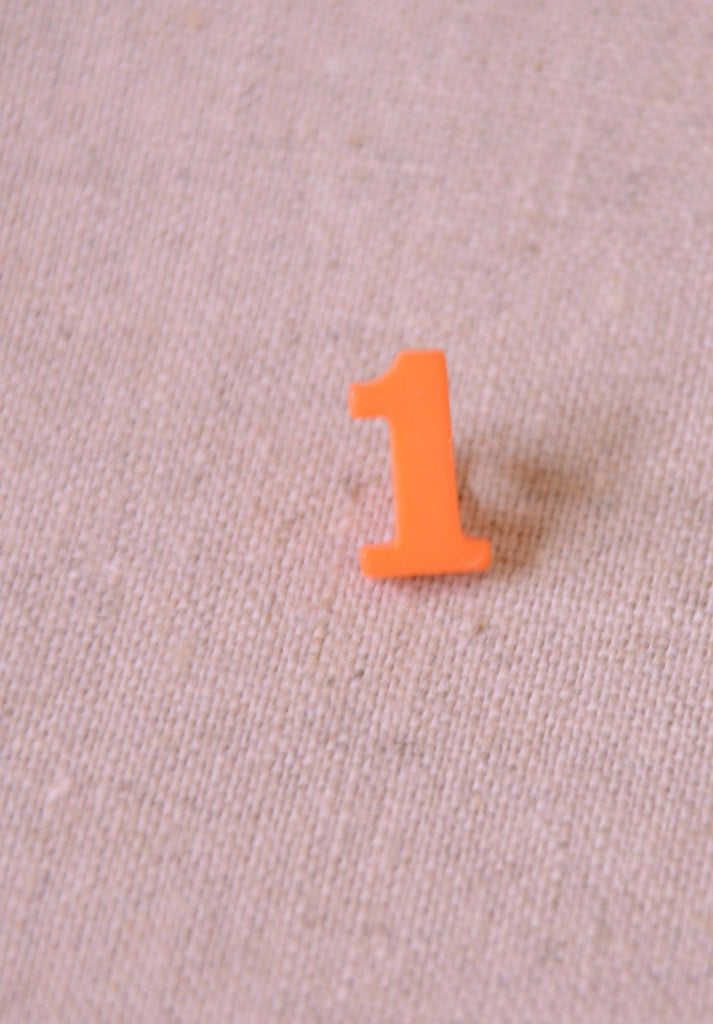 Dill Buttons Number '1' Shank Button - 11mm