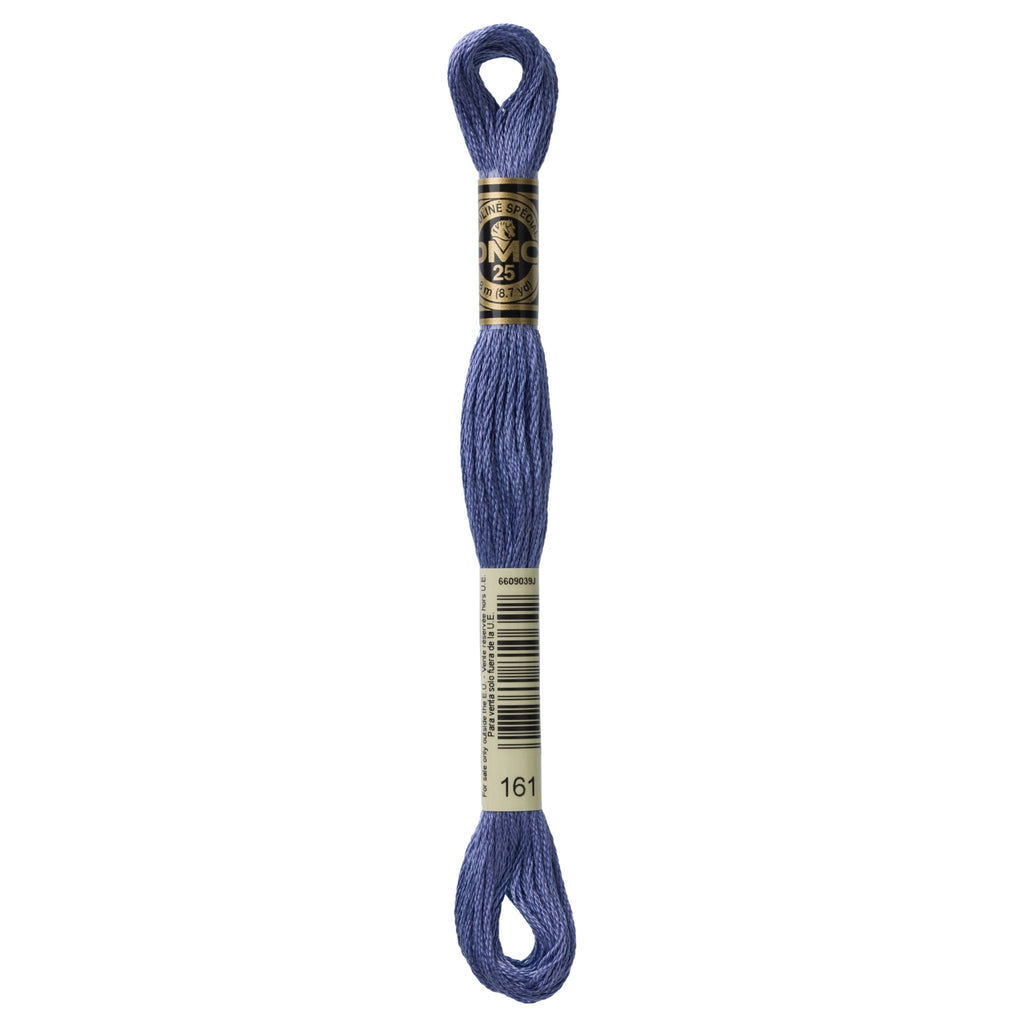 DMC Mouliné Stranded Cotton Embroidery Thread - Dark Petrol Blue 161 - The Eternal Maker - UK Fabric Shop