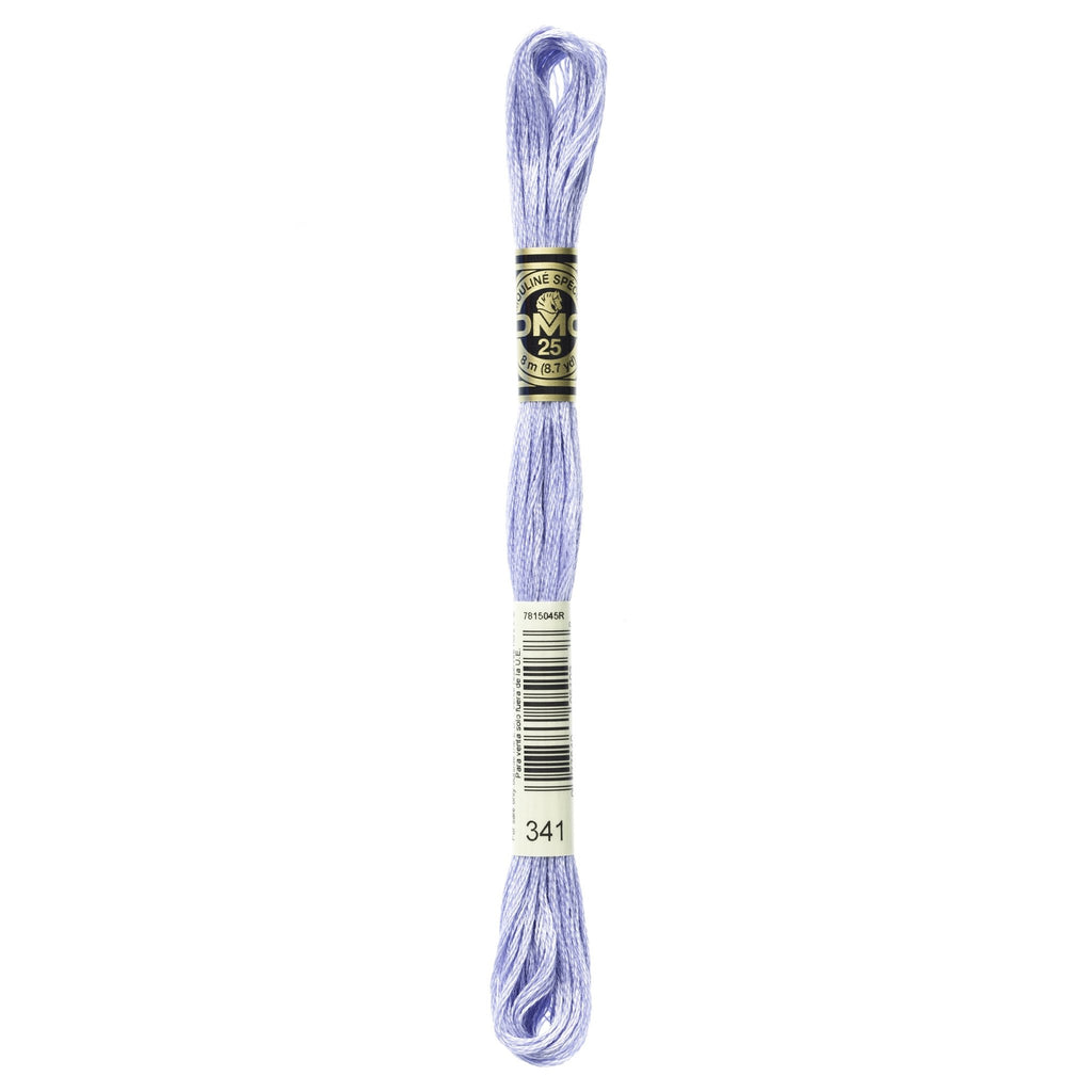 DMC Mouliné Stranded Cotton Embroidery Thread - Light Blue Violet 341 - The Eternal Maker - UK Fabric Shop