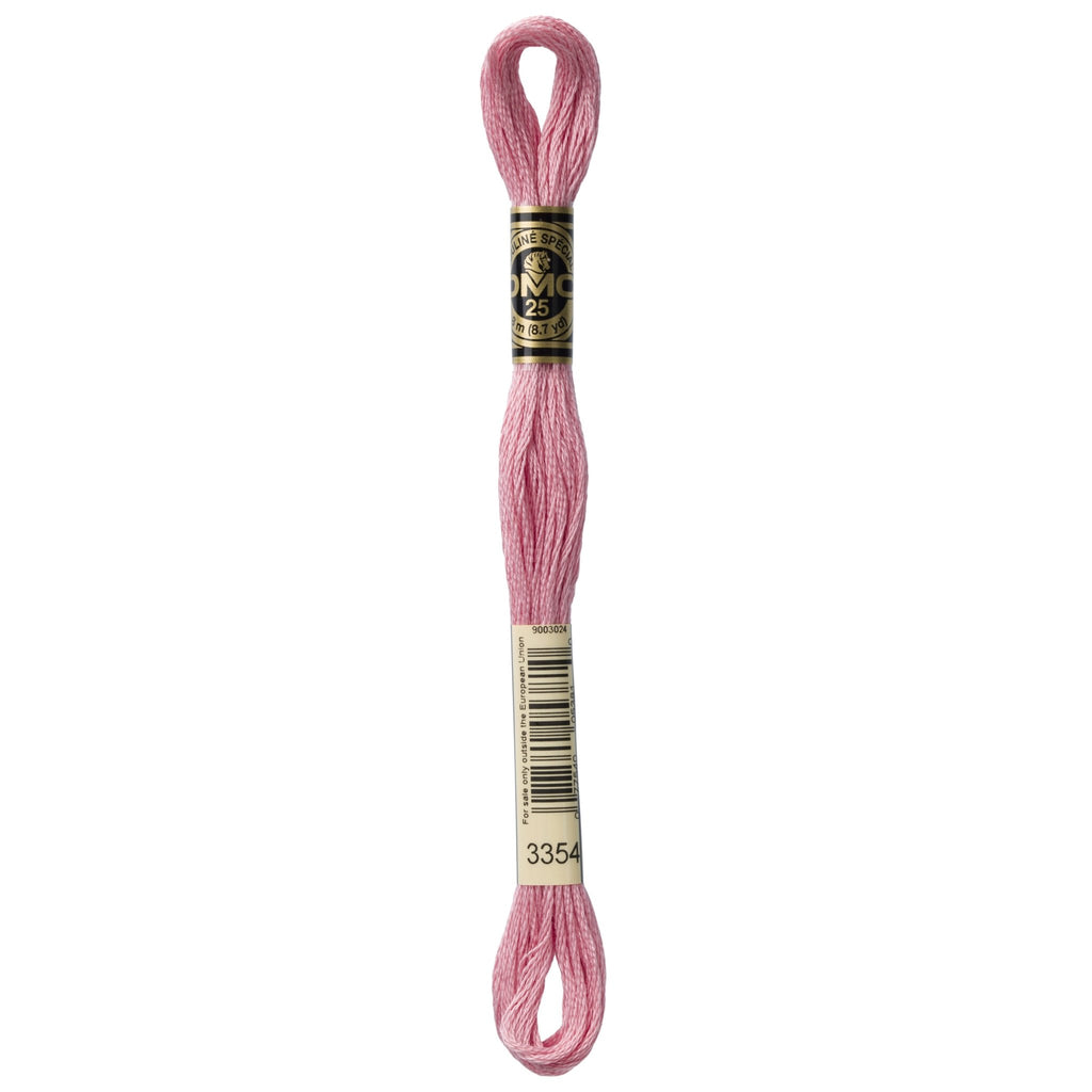 DMC Mouliné Stranded Cotton Embroidery Thread - Light Dusty Rose 3354 - The Eternal Maker - UK Fabric Shop