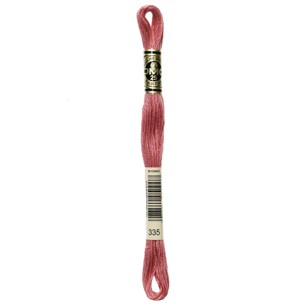DMC Mouliné Stranded Cotton Embroidery Thread - Rose 335 - The Eternal Maker - UK Fabric Shop
