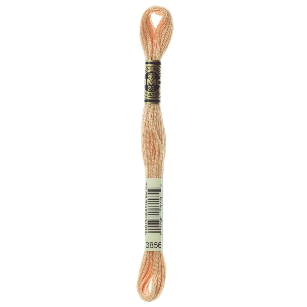 DMC Mouliné Stranded Cotton Embroidery Thread - Ultra Very Light Mahogany 3856 - The Eternal Maker - UK Fabric Shop