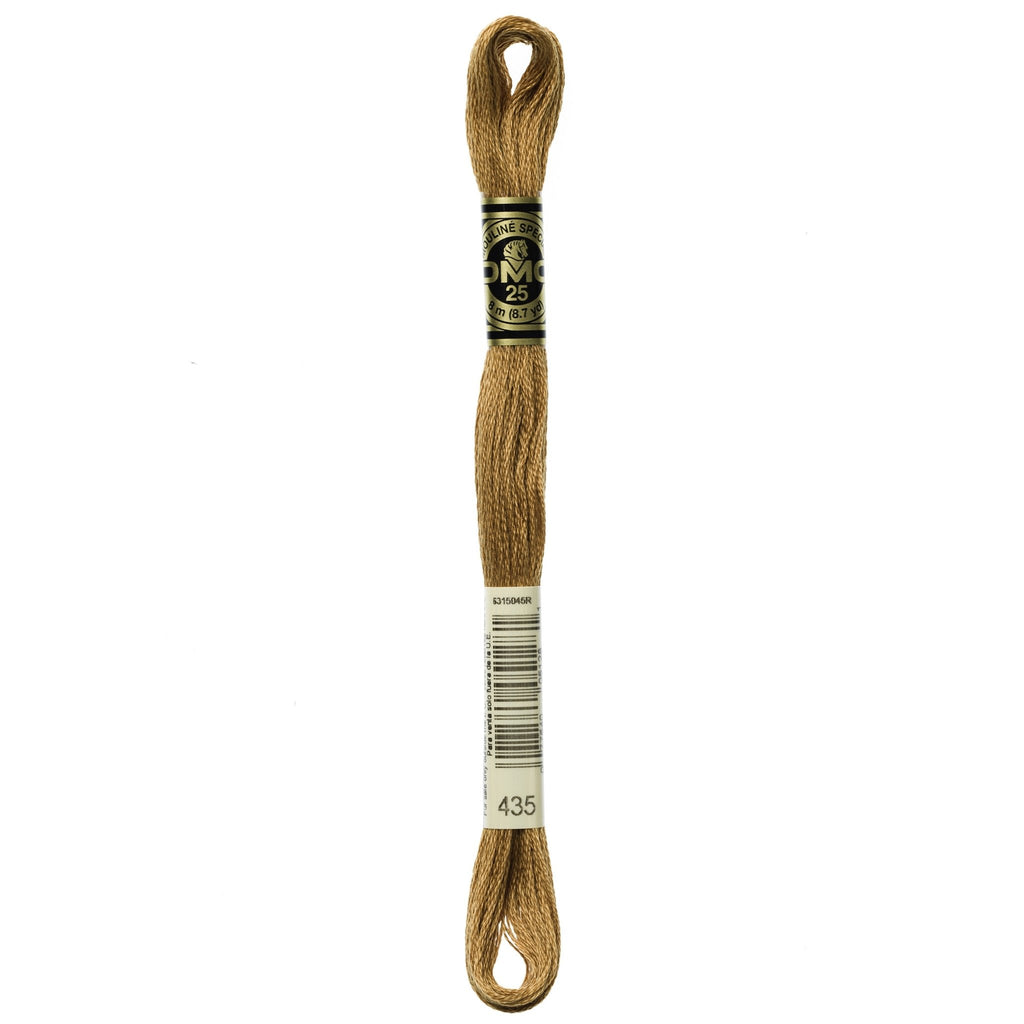 DMC Mouliné Stranded Cotton Embroidery Thread - Very Light Brown 435 - The Eternal Maker - UK Fabric Shop