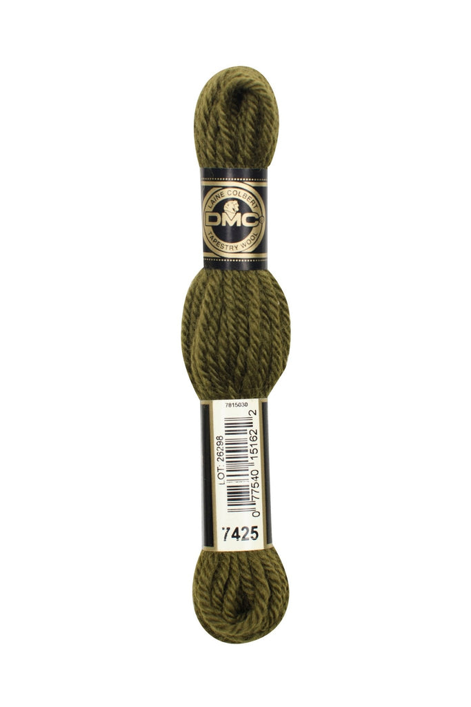 DMC Tapestry Wool - 7425 Dark Olive - The Eternal Maker - UK Fabric Shop