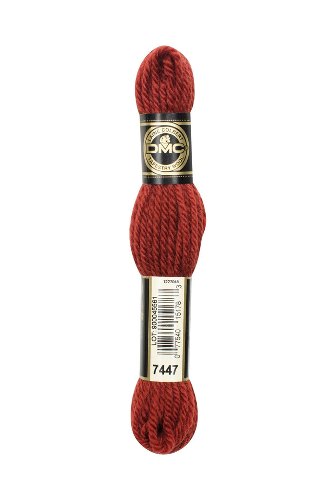 DMC Tapestry Wool - 7447 Dark Red Clay - The Eternal Maker - UK Fabric Shop