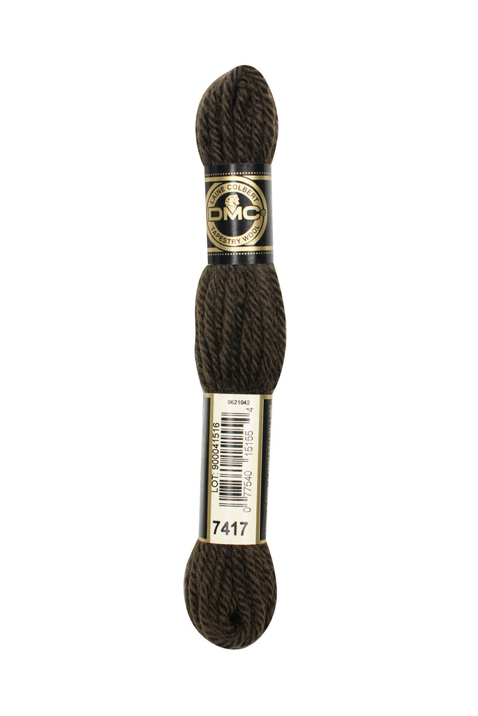 DMC Thread DMC Tapestry Wool - 7417 Very  Dark Latte