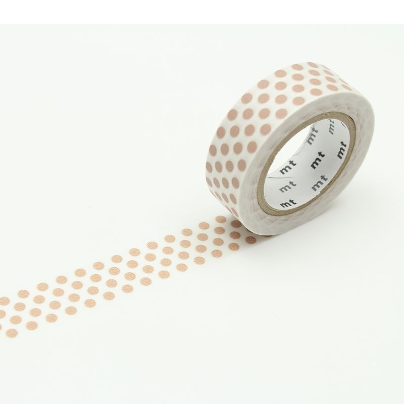 Dot Milk Tea - Washi Tape - mt Making Tape - The Eternal Maker - UK Fabric Shop