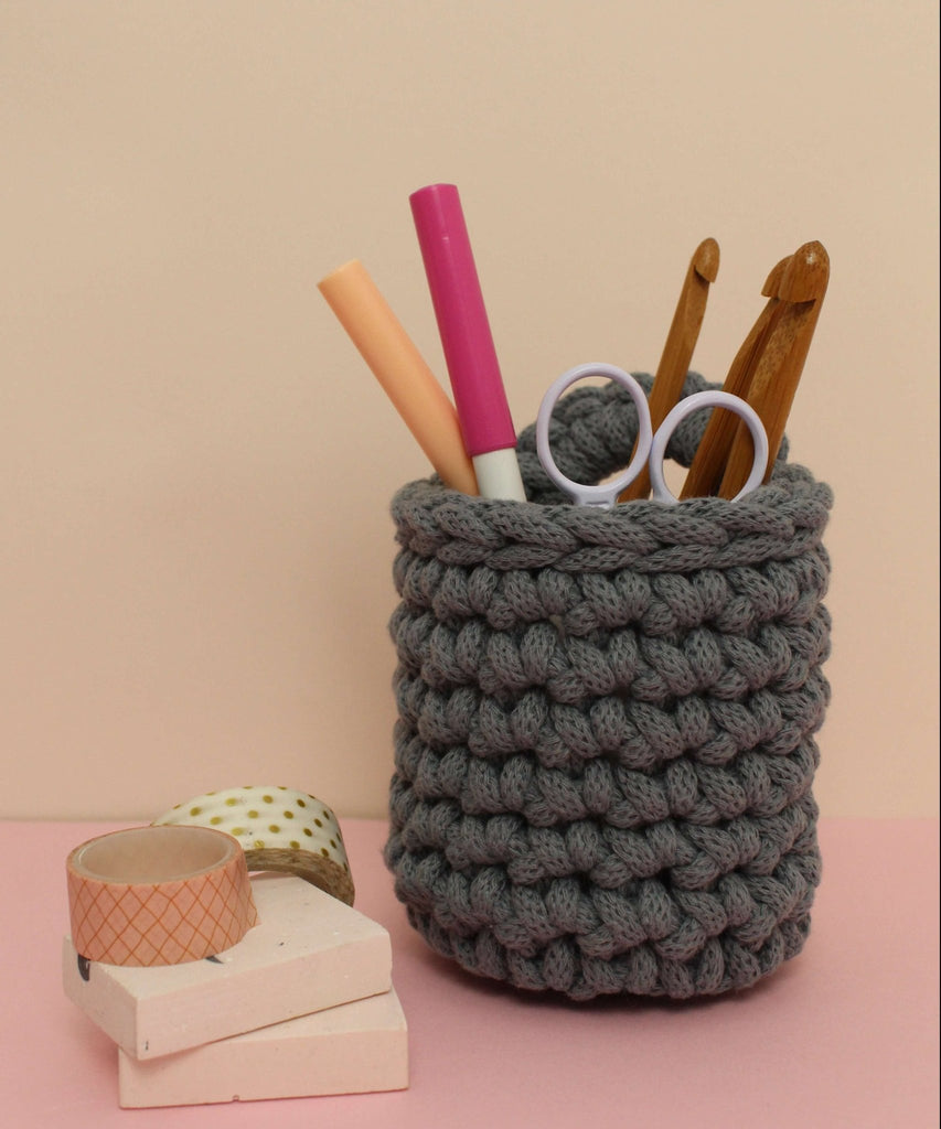 Easy Peasy Crochet Pot Kit - Stitching Me Softly - The Eternal Maker - UK Fabric Shop