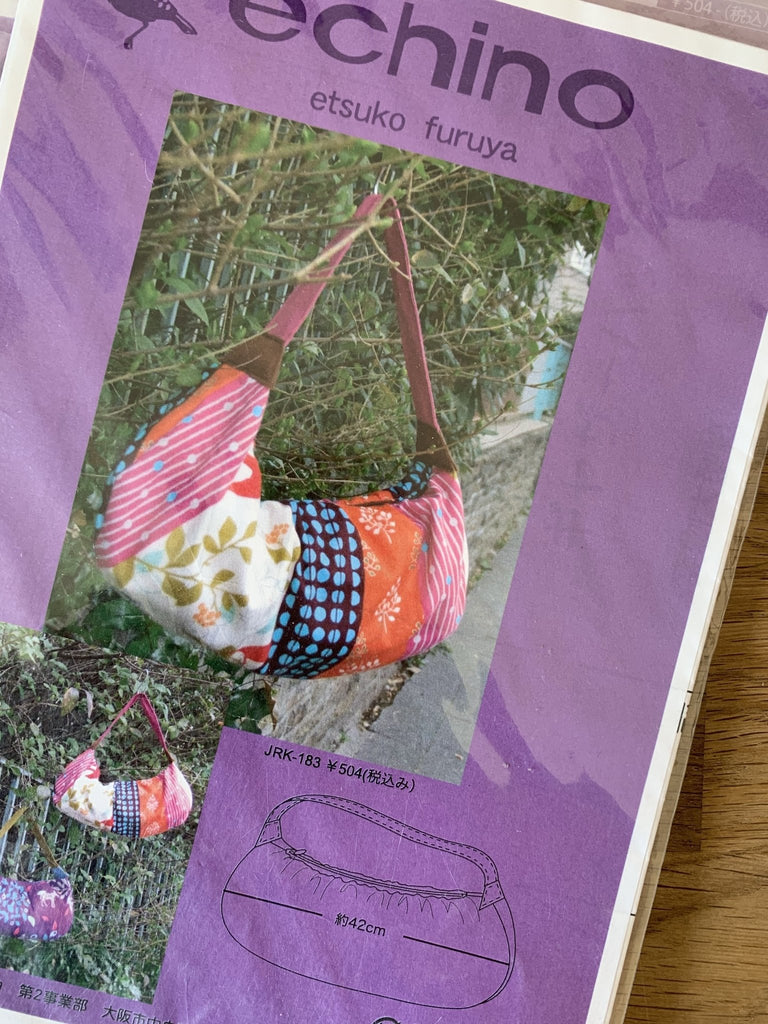 Echino Curve Bag Pattern by Etsuko Furuya - The Eternal Maker - UK Fabric Shop