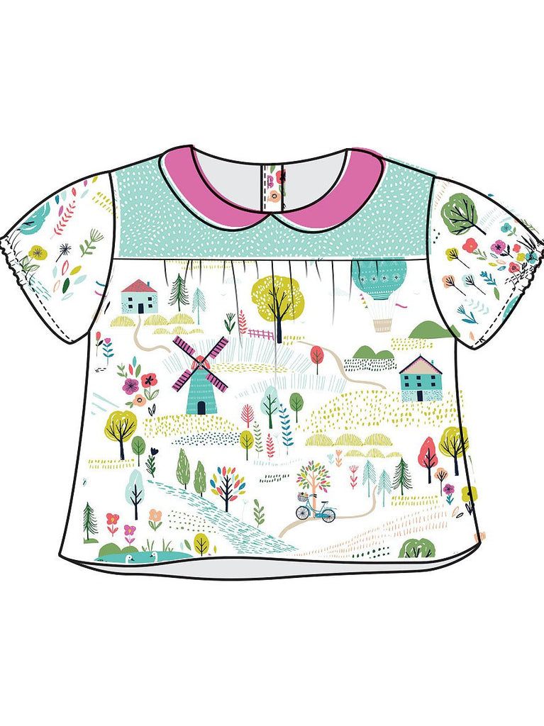 Edie Blouse and Shirt Dress - Two Stitches Patterns - Paper or Digital Options - The Eternal Maker - UK Fabric Shop