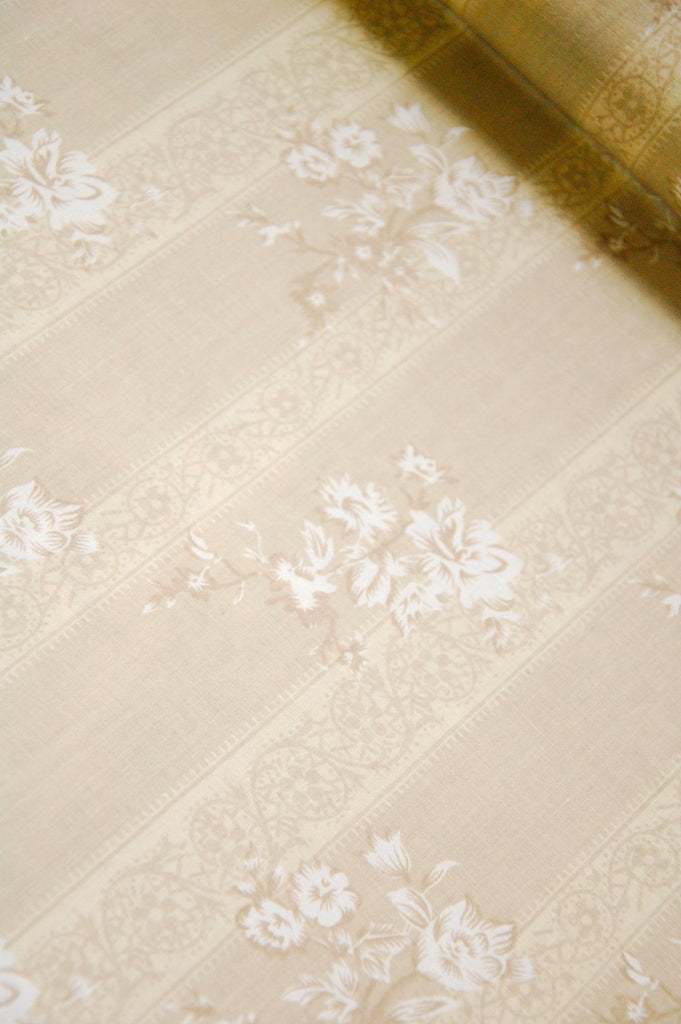 Elsa Stripe - Beige - Mas D'Ousvan - The Eternal Maker - UK Fabric Shop