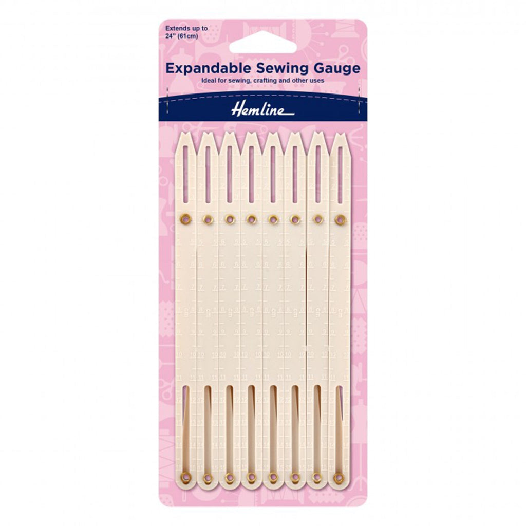 Expandable Sewing Gauge - Extends to 24" / 16cm - The Eternal Maker - UK Fabric Shop
