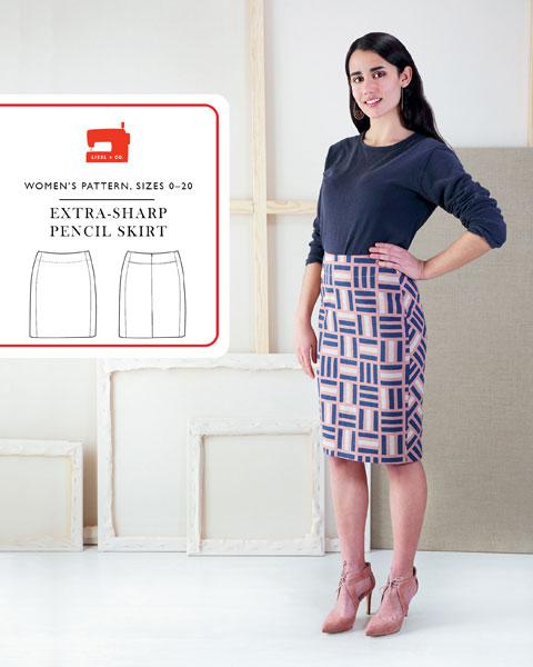 Extra Sharp Pencil Skirt - Liesl & Co. Patterns - Digital Sewing Patterns - The Eternal Maker - UK Fabric Shop